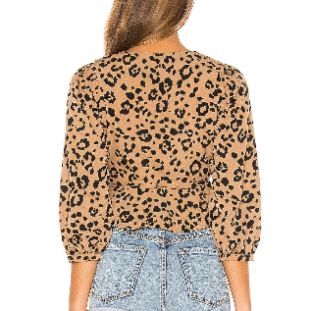 Leopard Print Crop Top - image 3